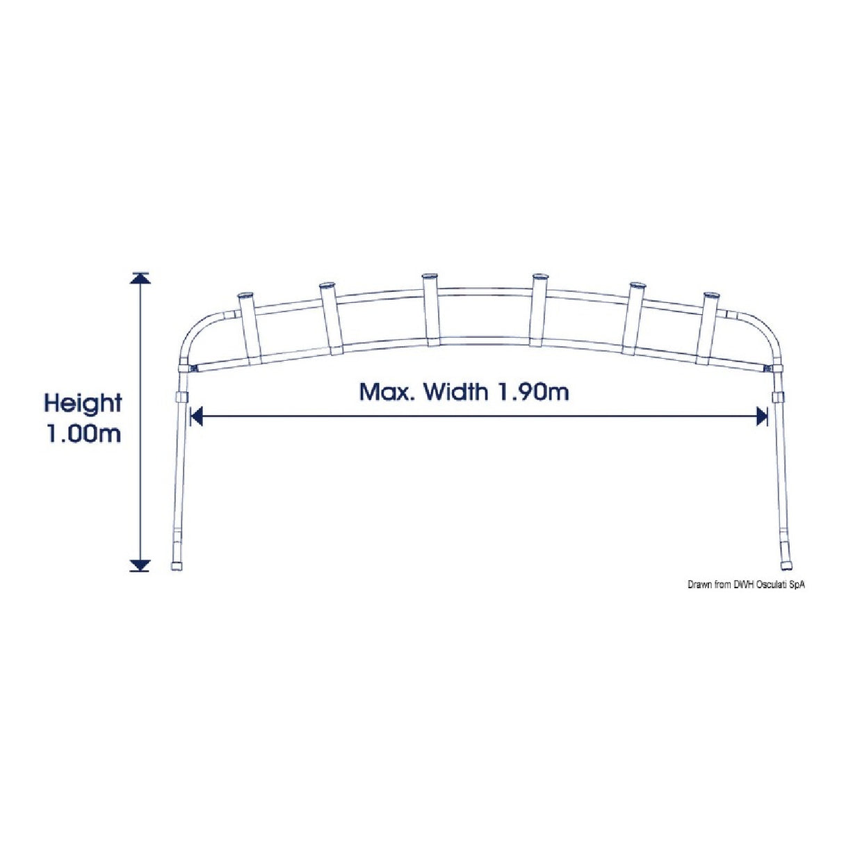Torre portacañas Oceansouth Bimini