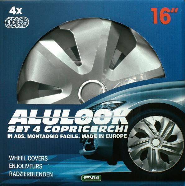 Cora Set 4 copricerchi 16'' Alulook Roco