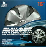 Cora Set 4 copricerchi 16'' Alulook Roco
