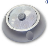 Faretto da incasso LED orientabile 12V 0,8W 4000K Ø 84 mm per camper