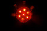 Lampa Loki-Led, luce ingombro 14 Led, doppia funzione, 12/24V - Rosso/Arancio 41460