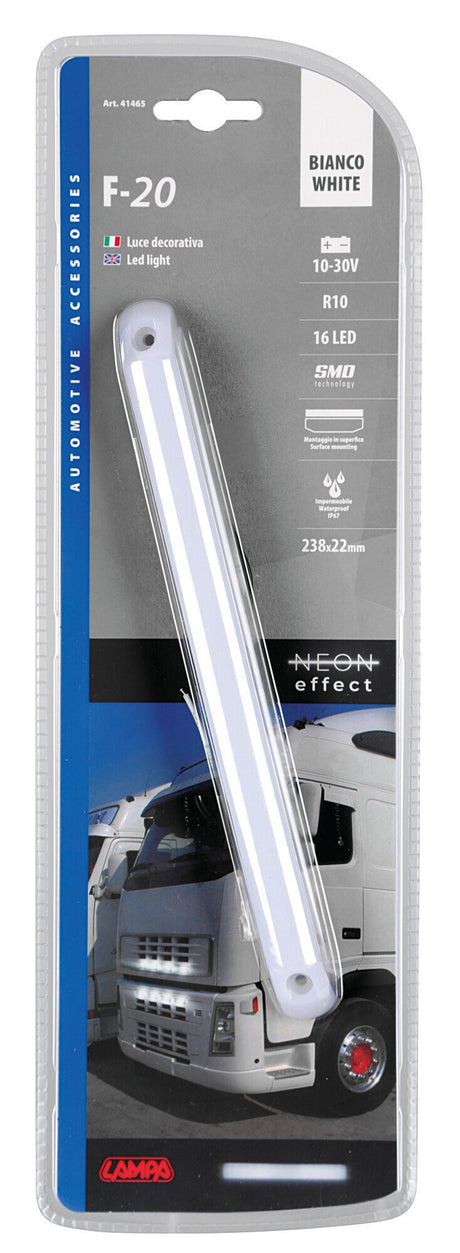 Lampa Luce decorativa - 16 Led - 12/24V - Bianco 41465
