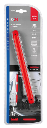 Lampa Luce decorativa - 16 Led - 12/24V - Rosso 41467