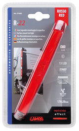 Lampa Luce ingombro a 13 Led, 12/24V - Rosso 41480