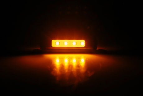 Lampa Luce ingombro a 4 Led, 12/24V - Arancio 41492