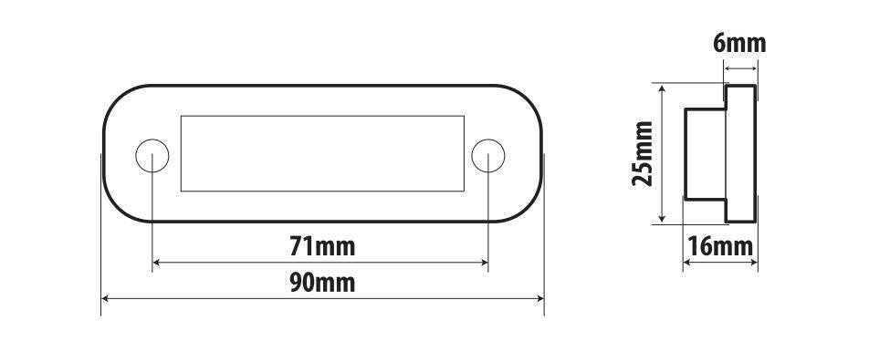 Lampa Luce Decorativa a Incasso 4 LED 12/24V Verde