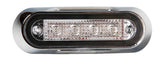 Lampa Luce Ingombro 4 LED 12/24V Bianca Cornice Cromata
