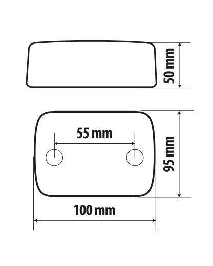 Lampa Basic, fanale posteriore 4 funzioni 12V 41506