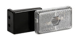 Lampa Luce Ingombro con Catarifrangente e Staffa 12/24V - Bianca