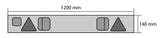 Lampa Barra per segnaletica posteriore 12V - 120x14 cm 41520