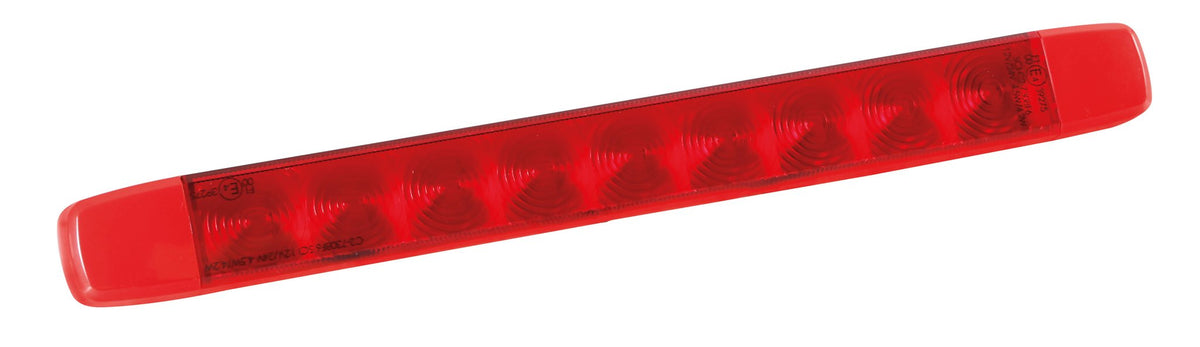 Illumi, luce ingombro a 9 Led, montaggio in superficie, 12/24V Rosso 2 funzioni 41542