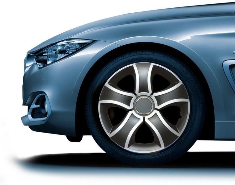 Cora Set of 4 14'' Alulook Bis Mix Wheel Covers