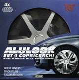Cora Set 4 copricerchi 16'' Alulook Roco Mix