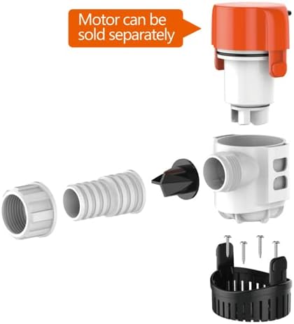 SEAFLO Small Non-Automatic Electric Submersible Pump 12V 1500/2000 GPH