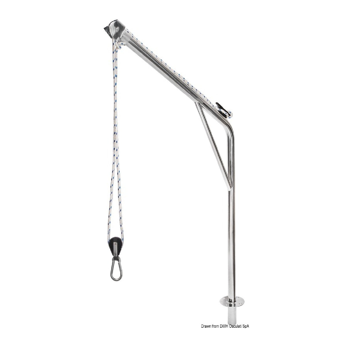 Osculati Edelstahl-Davit 42.352.01 – 1 Paar 42.352.01