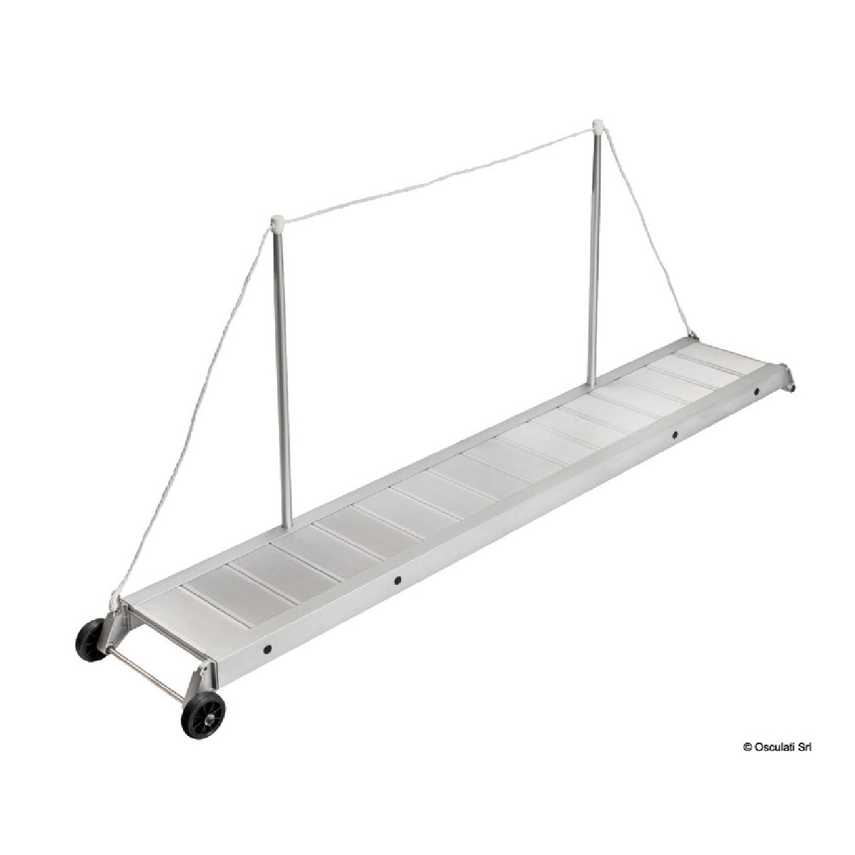 Pasarela de aluminio Osculati con montantes sobredimensionados 42.660.00