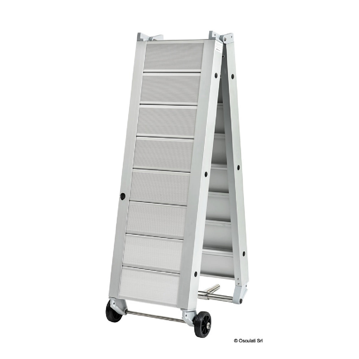 Pasarela de aluminio Osculati con montantes sobredimensionados 42.660.00