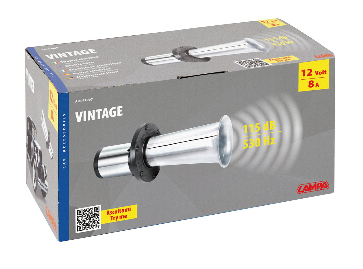 Lampa Vintage, tromba elettrica 12V 42007