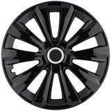Juego de 4 tapacubos Cora Delta Black de 13''