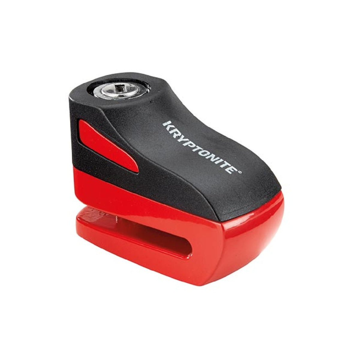 Candado antirrobo de disco para motocicleta Kryptonite KEEPER de 5 mm, color rojo