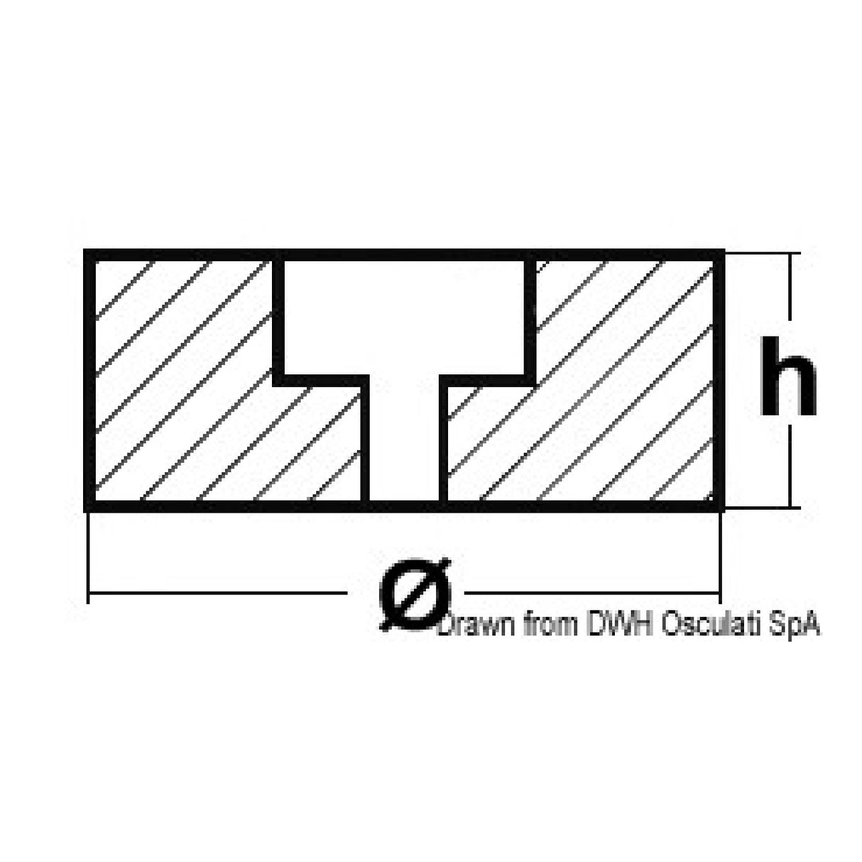 Osculati Anode für Heck 43.210.01