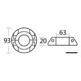 Osculati Anodes for Max-Prop 43.224.75