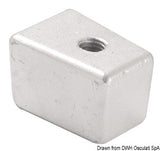 Osculati Pie de ánodo de zinc Yamaha 30/60 HP 43.260.02