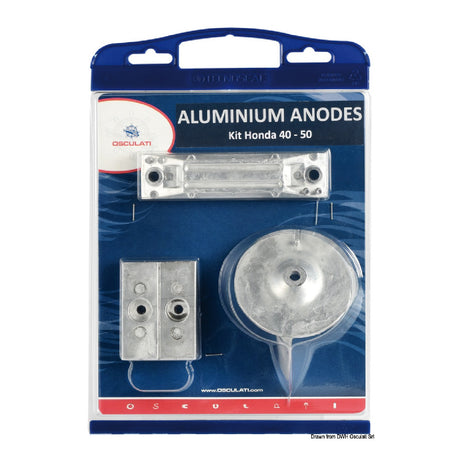 Osculati Kit anodi fuoribordo per Honda 40/50 HP 43.291.65