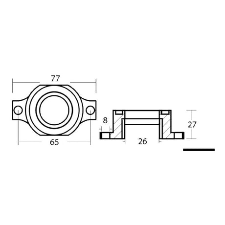 Osculati Anodo fuoribordo 737 per OMC 43.316.20