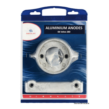 Kits de ánodos Osculati para motores Volvo, intercambiables con los originales 875815+832598 43.340.00