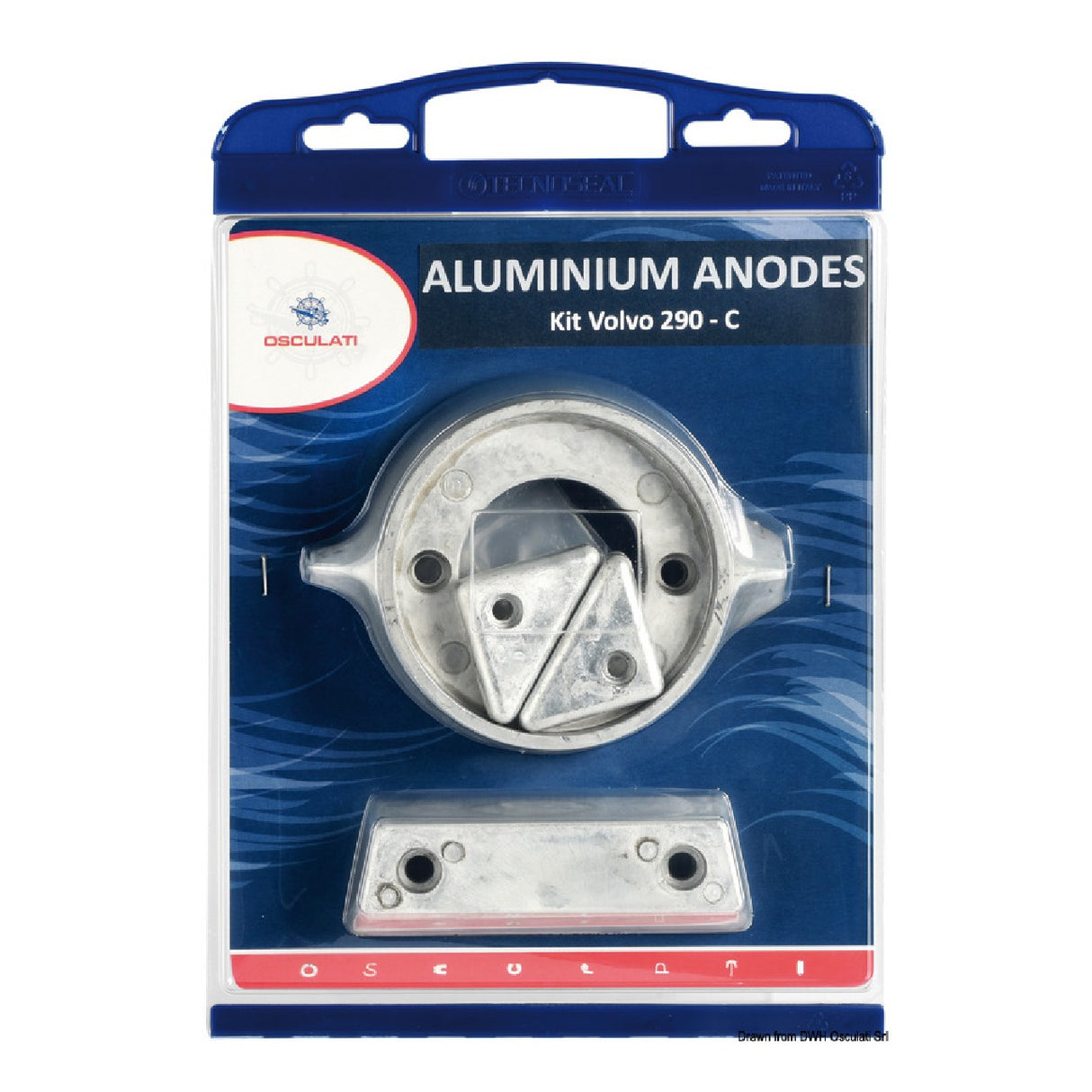 Kit de ánodo Osculati Volvo 290 43.343.00