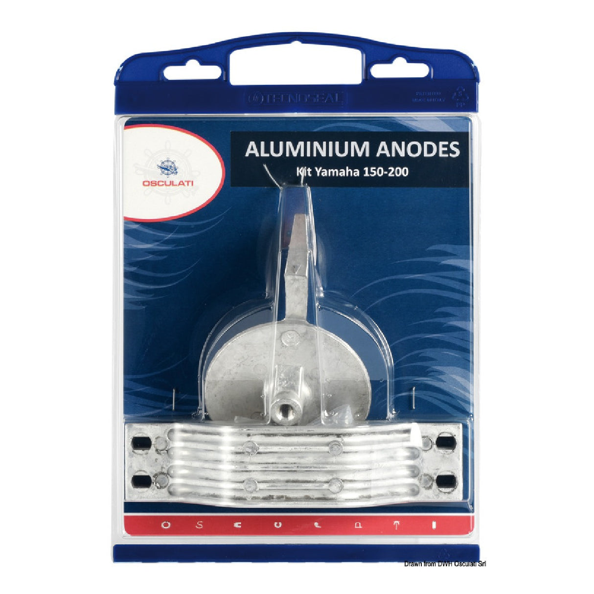 Osculati Kit anodi fuoribordo per Yamaha 150/200 HP 43.350.00
