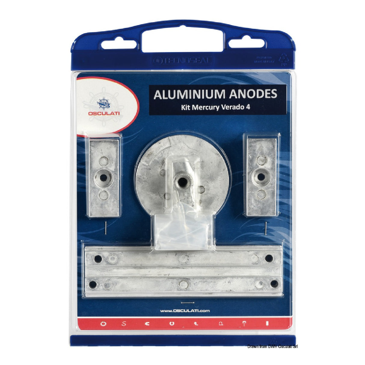 Osculati Kit anodi per Mercury 43.355.00