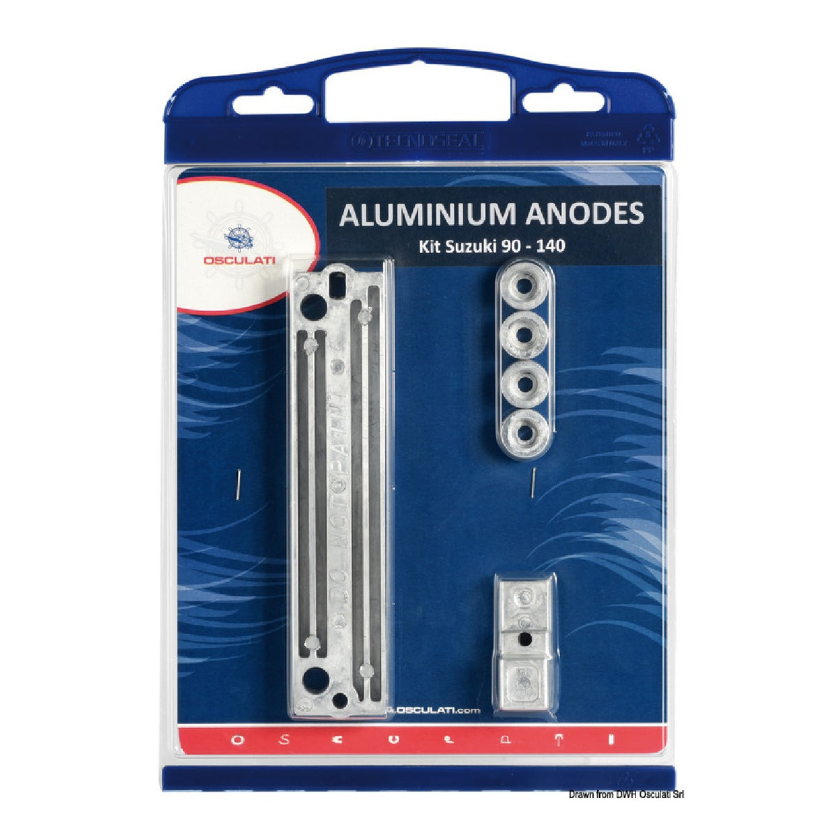 Osculati Kit ánodo Suzuki 90/140 CV 43.371.00