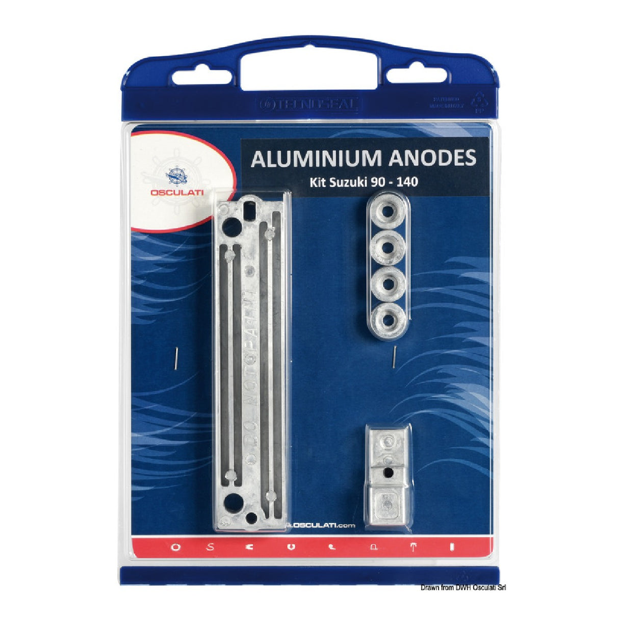 Osculati Kit ánodo Suzuki 90/140 CV 43.371.00