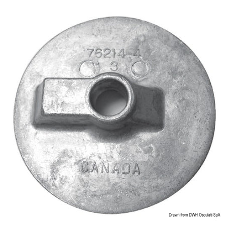 Osculati Aleta plana para MERCURY / MARINER / MERCRUISER Alpha/Bravo/Verado 35/300 HP 43.423.00