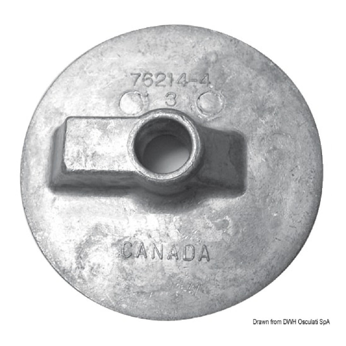 Osculati Pinna piatta per MERCURY / MARINER / MERCRUISER Alpha/Bravo/Verado 35/300 HP 43.423.00