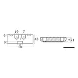 Osculati Anodo per Verado MERCURY/MARINER/MERCRUISER Verado 43.424.10