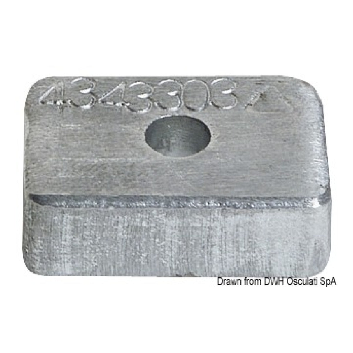 Osculati Anode für Mercury 4/5/6 HP 43.433.03