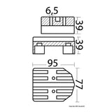 Osculati Anodo gruppi poppieri per Mercruiser 43.435.00