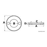 Osculati Kragenanode für Volvo-Motoren 43.510.00