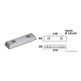 Kit de ánodo Osculati Volvo IPS 43.509.00