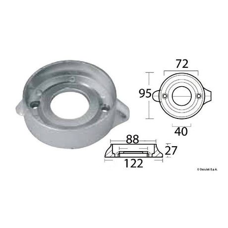 Osculati Anodo a collare per Sail Drive 43.529.00