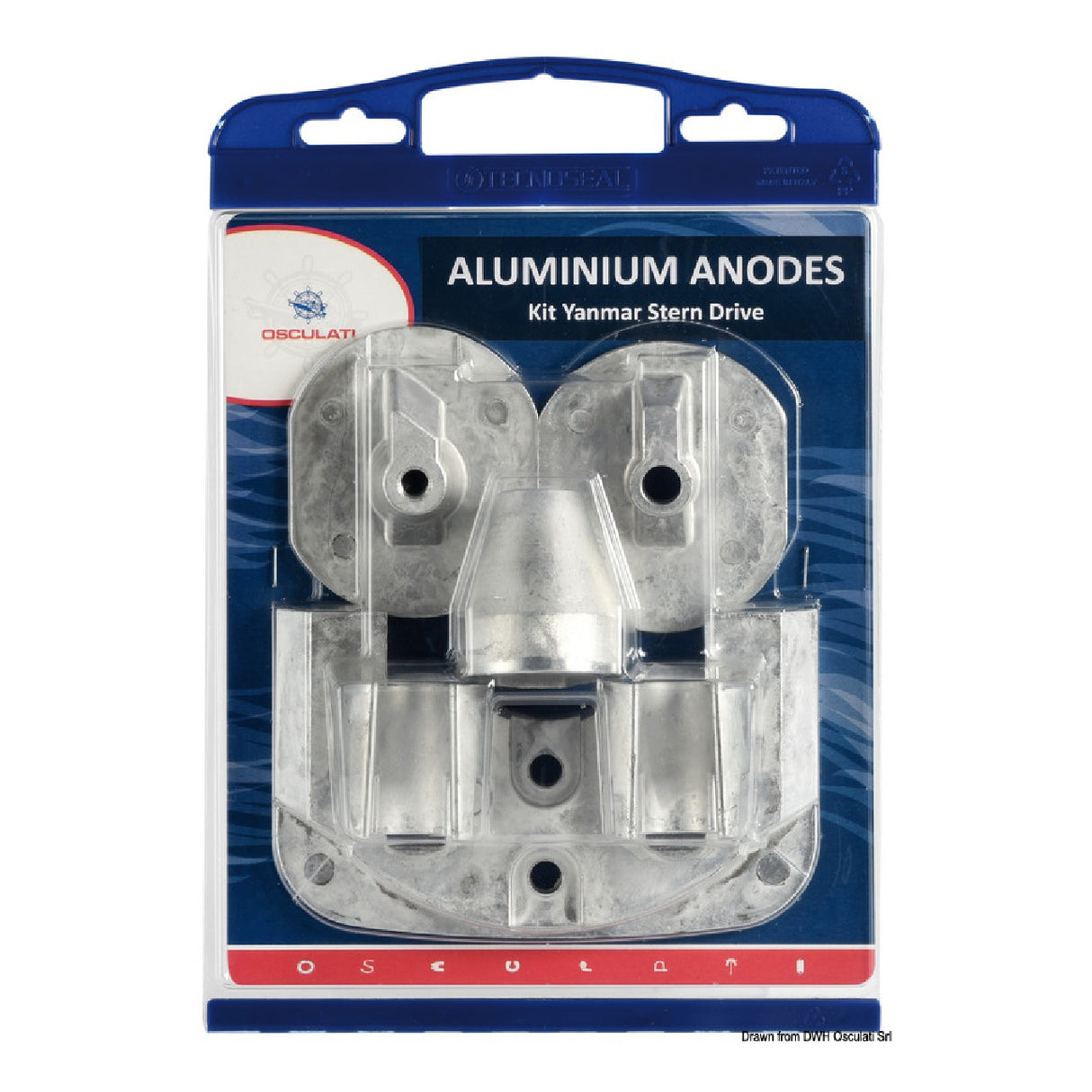 Kit de ánodo dentrofueraborda Osculati 43.538.02