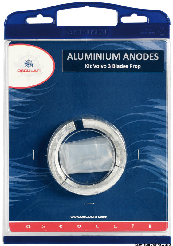 Kit de ánodo de pie Osculati Magnesio DPI 43.559.01