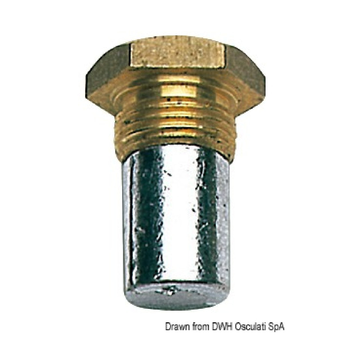 Osculati Renault Marine tapa de zinc refrigerante 43.560.00