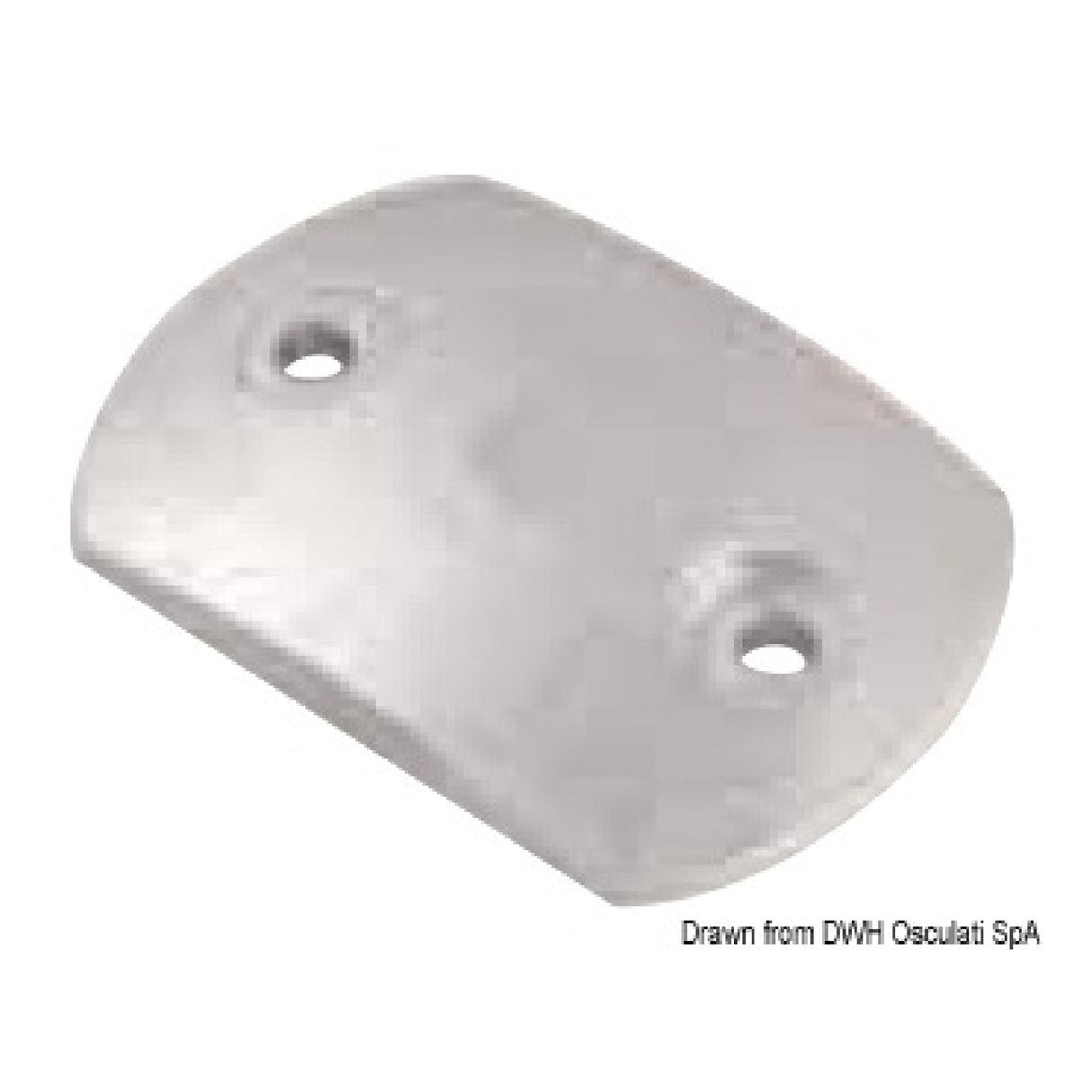 Osculati Gewölbte Zinkplatte 43.600.05