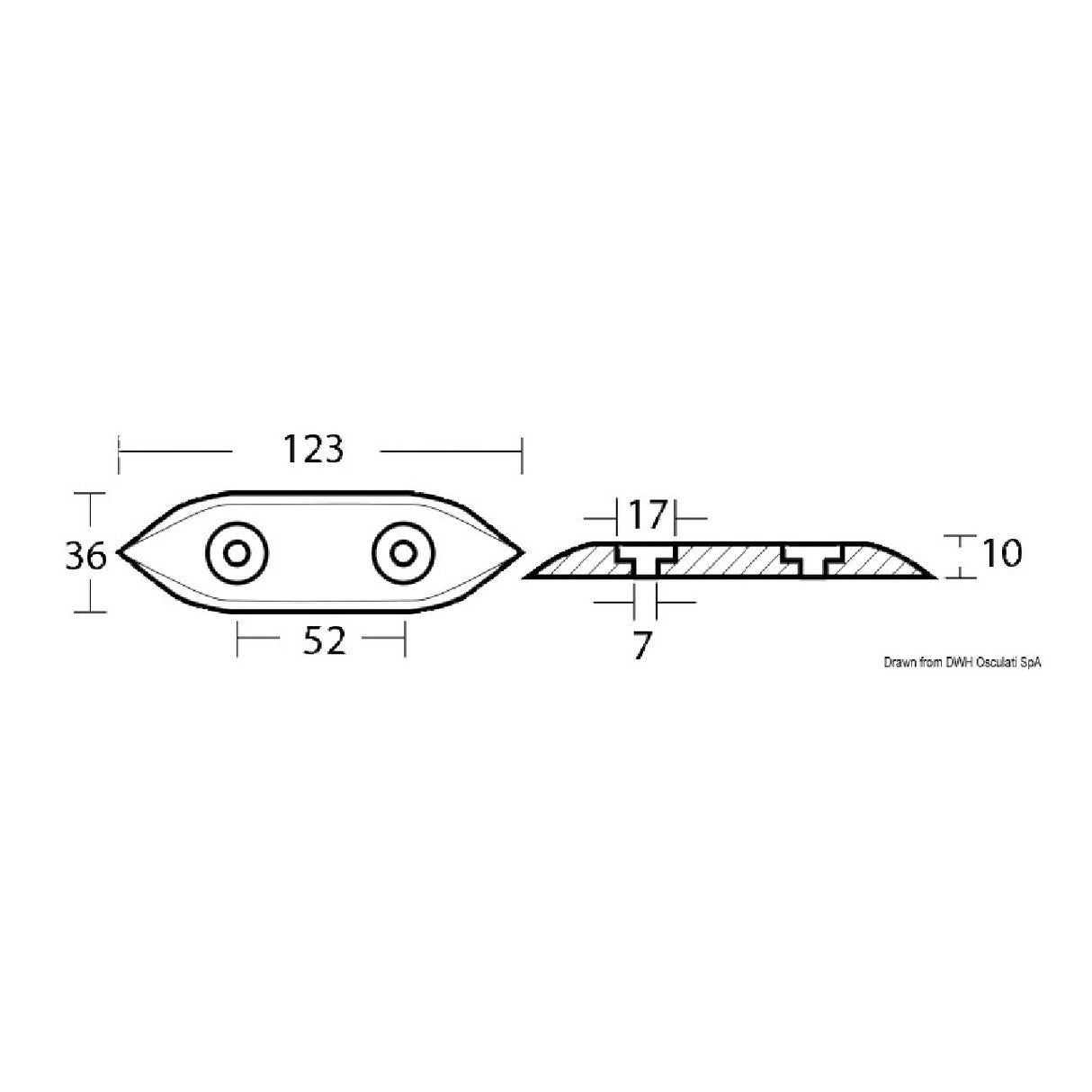 Osculati Anodo universale 43.610.00