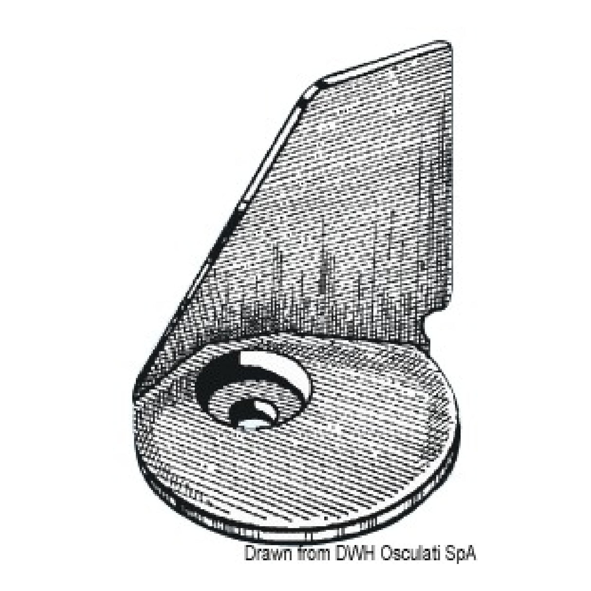 Osculati Flosse für 35/40 PS 43.640.01