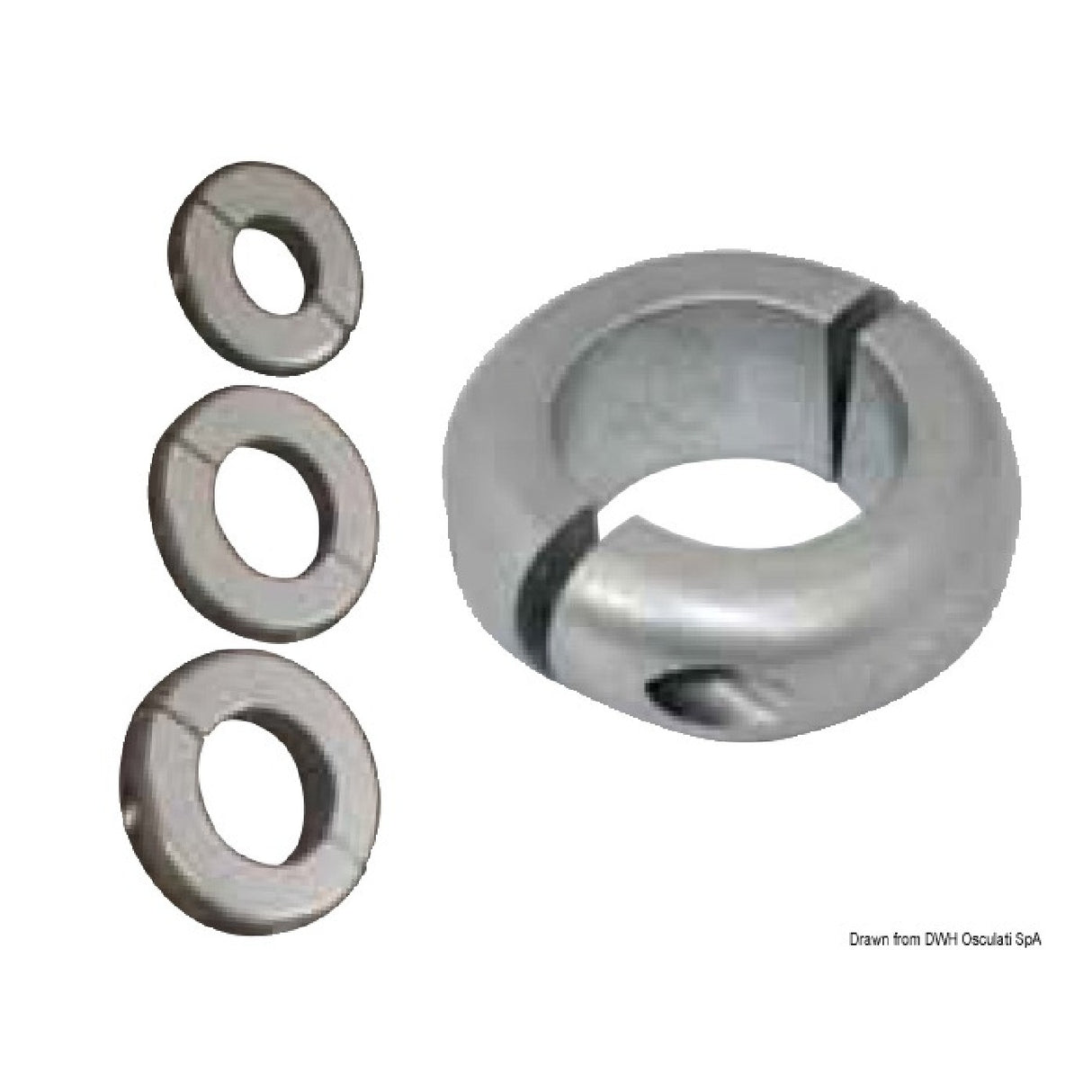 Osculati Oliva niedrig für Propellerwellen 43.801.20